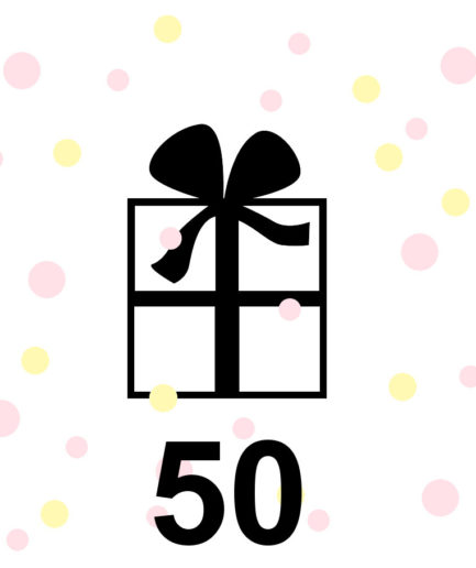 Gift Card 50 euro to use in the webshop www.fennaoosterhoff.nl