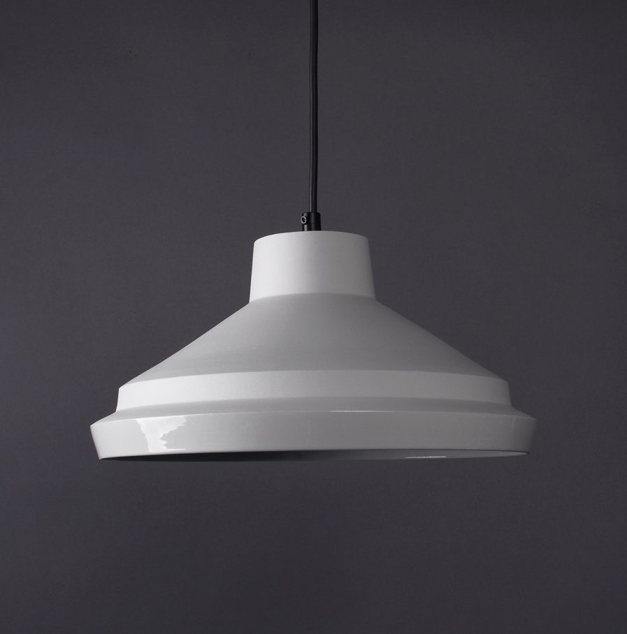 Pendant Light Notos Large, white porcelain