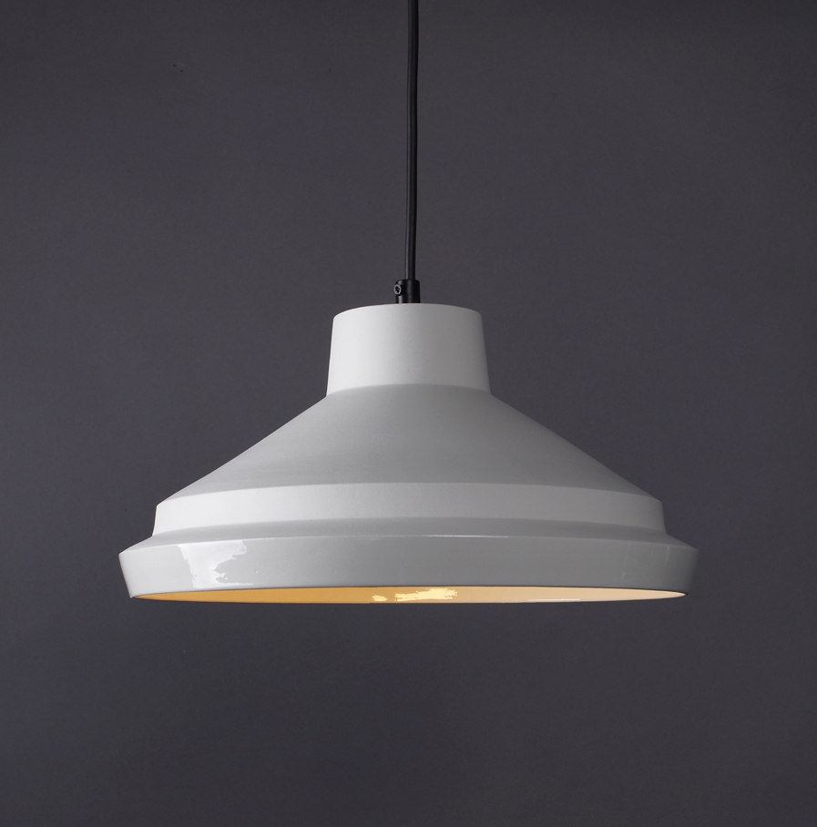 Pendant Light Notos Large, white porcelain