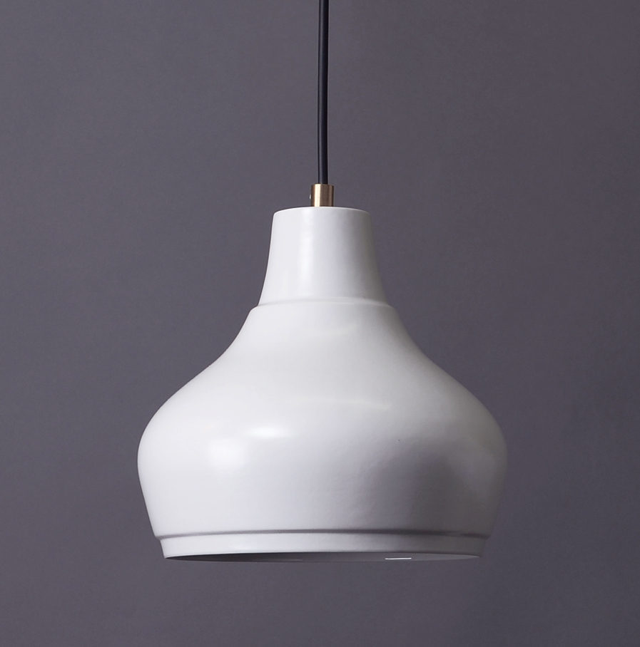 Pendant light Aeolus Medium, porcelain