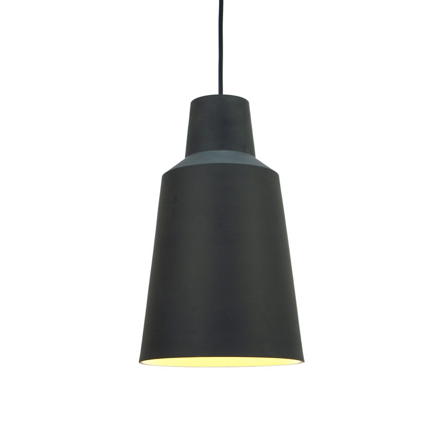 Hanglamp Solidum I, gemaakt van twee kleuren steengoed