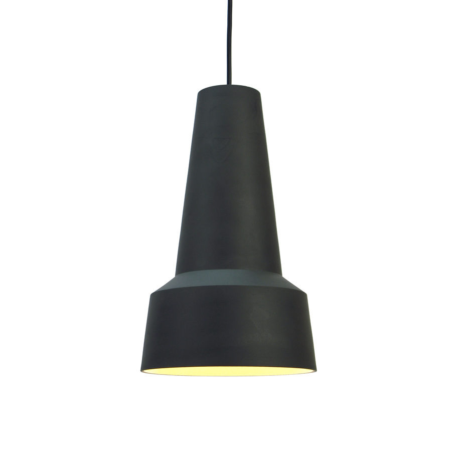 Hanglamp Solidum II, gemaakt van twee kleuren steengoed