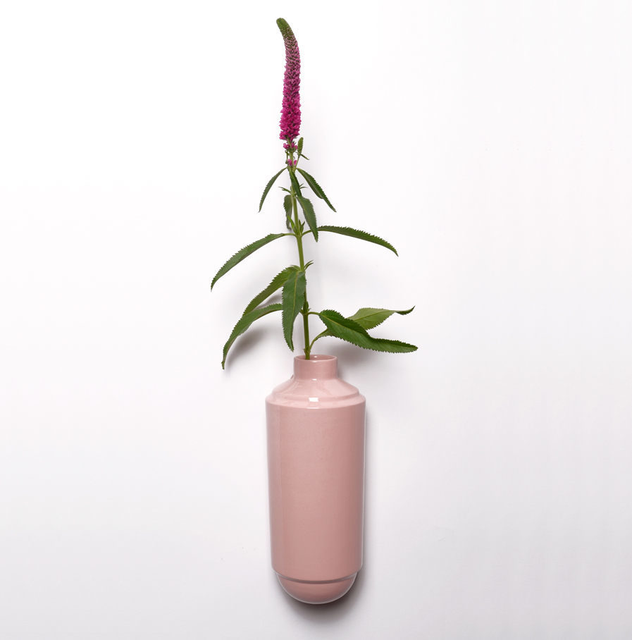 Wallvase Flora pink, Suspense Wall Collection